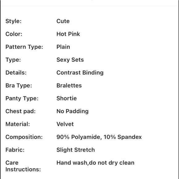 Pink Velvet 2 Pc Bralette & Shorts Pajamas Set - Picture 6 of 7